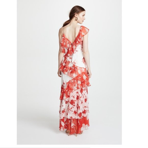 alice + olivia Olympia Asymmetrical Maxi Dress - Picture 11 of 11